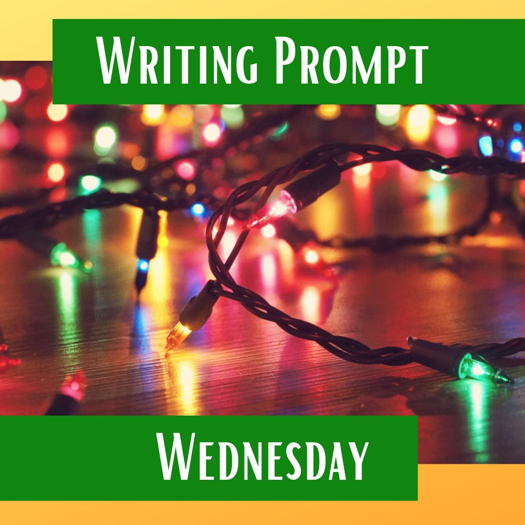#WritingPrompt: Write a story about two people stringing up Christmas lights together for the first time.
