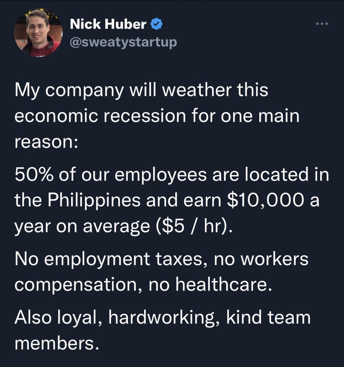 mcsquared34's tweet image. Capitalism would collapse without being able to take advantage of highly exploited workers of the global south