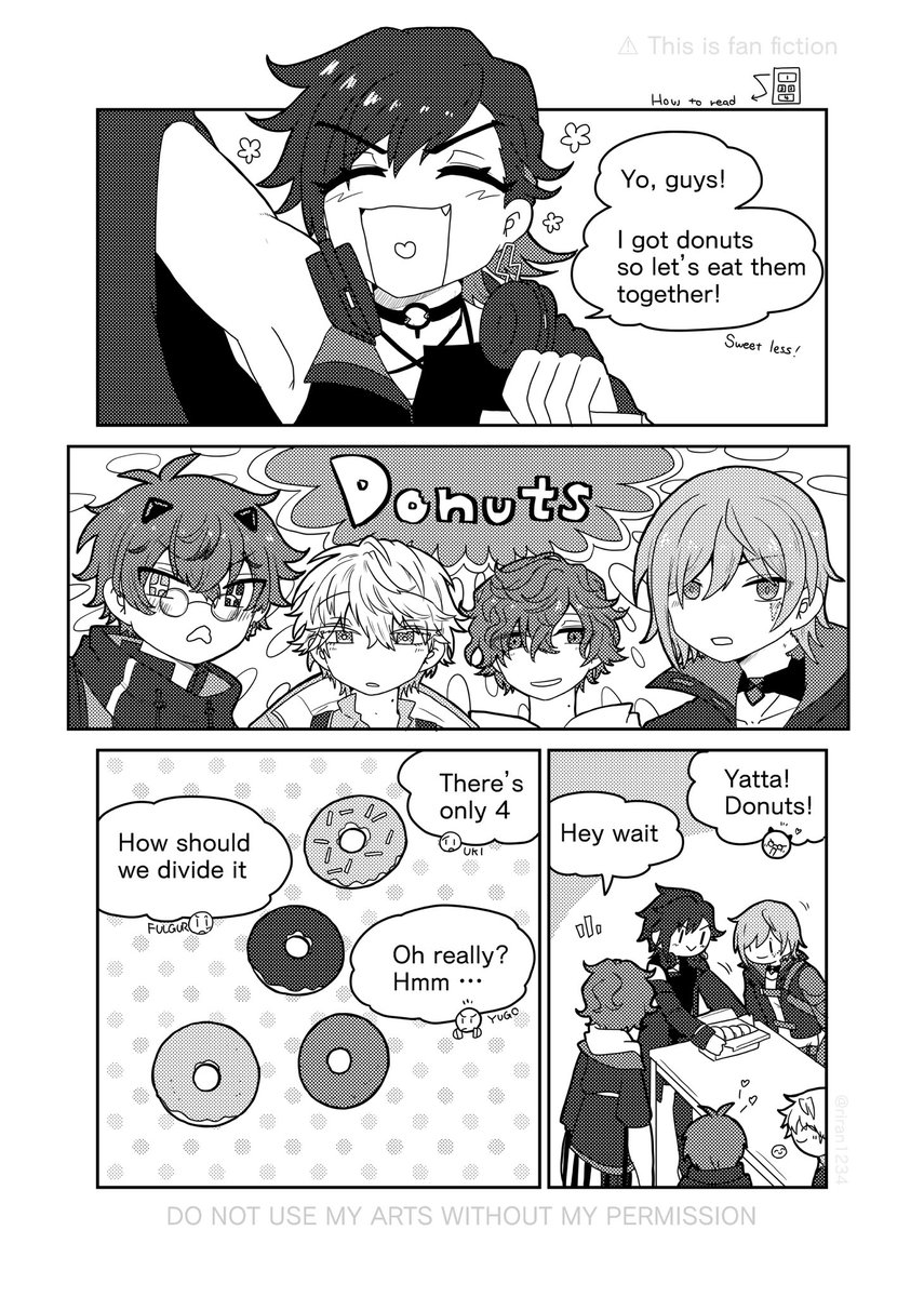 Noctyx and donut manga(English)
⚠︎ This is fan fiction 