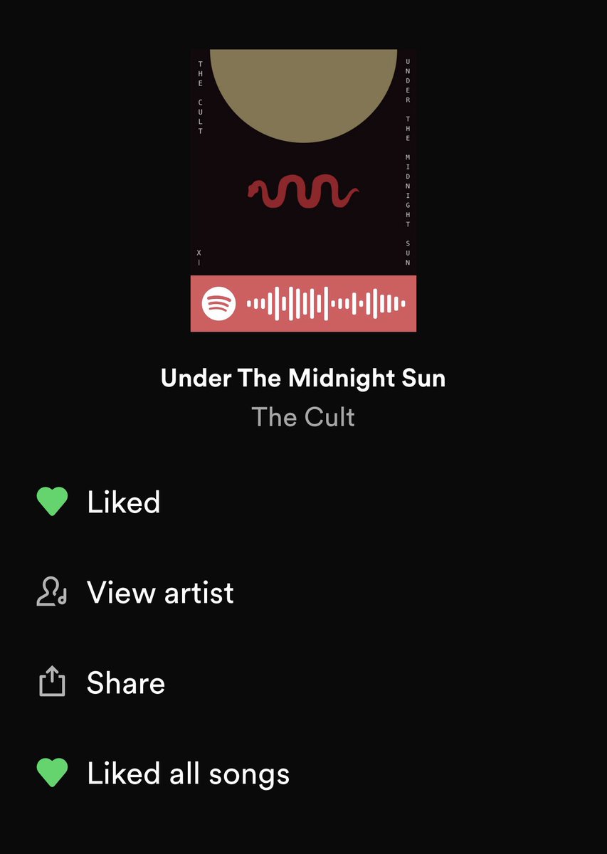 officialcult's tweet photo. Stream “UNDER THE MIDNIGHT SUN” on @Spotify 

https://t.co/n14wMWmqol https://t.co/bU0YATjyue