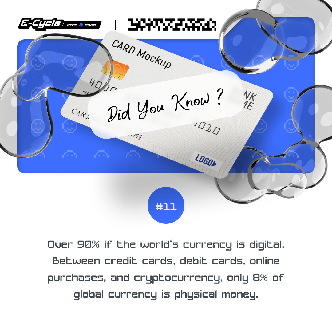 "The future of money is Digital Currency" - Bill Gates

🤲 E-Cycle Social Networks: linktr.ee/ecycle.life 🤲
#ecycle #cycling #popular #socialfi #rideandearn #digital #lifestyle #NFT #Blockchain