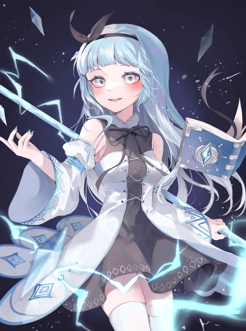 我幫楓之谷m畫了冰雷的宣傳立繪#MapleStory 