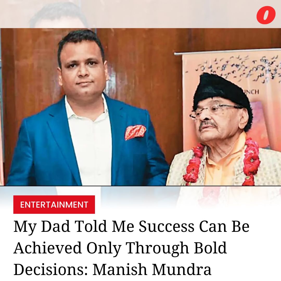 National Award-winning filmmaker #ManishMundra says his father always considered self-employment better than doing jobs for others. ✍️ (As told to @giridhar_jha) @ManMundra Read more at: outlookindia.com/art-entertainm…