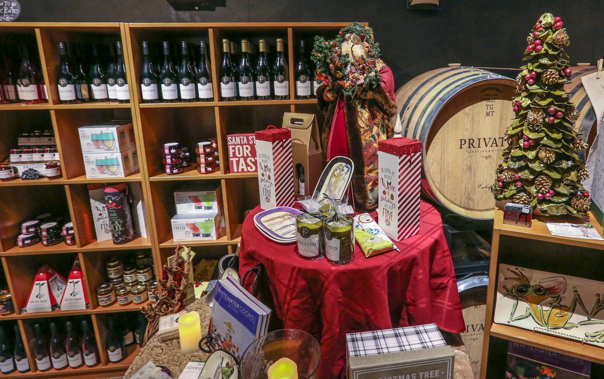 Allen Douglas (@adouglasphotos) on Twitter photo This is the Christmas gift shop <a href="/Privatowine/">Privato Winery</a> in #Kamloops. You can buy a gift for the people who want to celebrate Christmas here, or for the people who want to completely forget it. We all know both types. This is the Christmas gift shop <a href="/Privatowine/">Privato Winery</a> in #Kamloops. You can buy a gift for the people who want to celebrate Christmas here, or for the people who want to completely forget it. We all know both types.