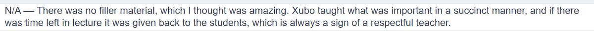 This semester is over. It is my first time being a sole instructor. Teaching a 300-level class with 90+ students is challenging but fruitful! 😀