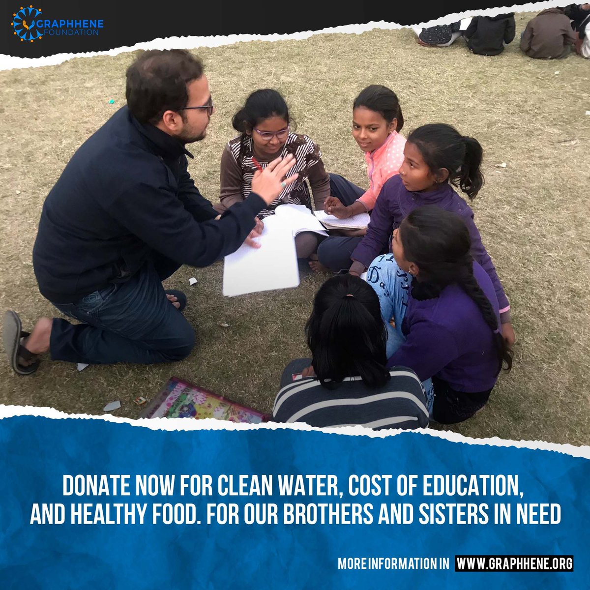 GraphheneF's tweet image. Support the life of a child by helping them to read and write by donating to Graphhene Foundation! ✨
We are on a mission to help as many underprivileged children as we can! 📚

#GraphheneFoundation #Graphhene #changemakers #goodcause #dogoodfeelgood  #ngoindia #noidango