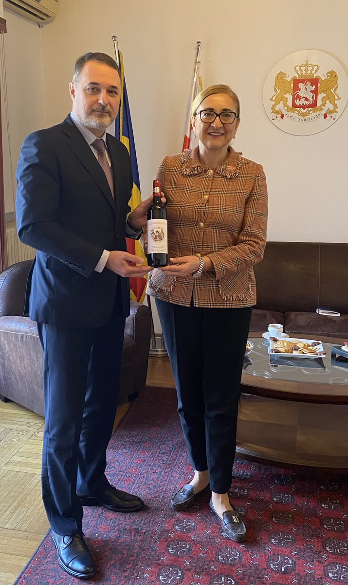 tberuch's tweet photo. It was a pleasure to welcome Ambassador Viorel Moşanu,the Special Representative of @PLinOSCE for the South Caucasus @emb_geo in #Bucharest .Discussed peace initiatives,situation in the #RussianOccupied territories, Geneva International Discussions & plans for future cooperation https://t.co/HpiSM7wP14