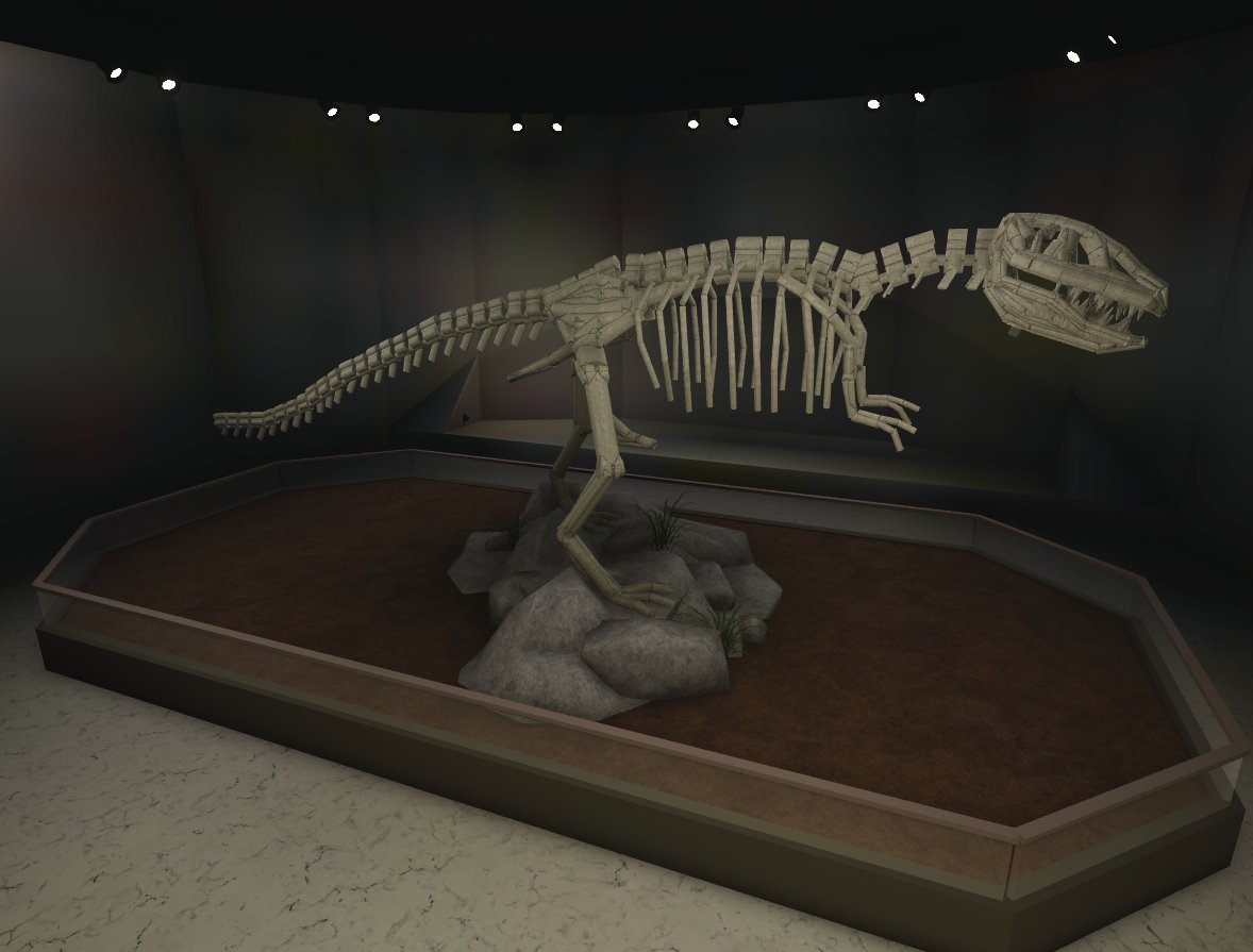 Hi I'm back! 👀 T-Rex fossil :)) #bloxburg #bloxburghacks