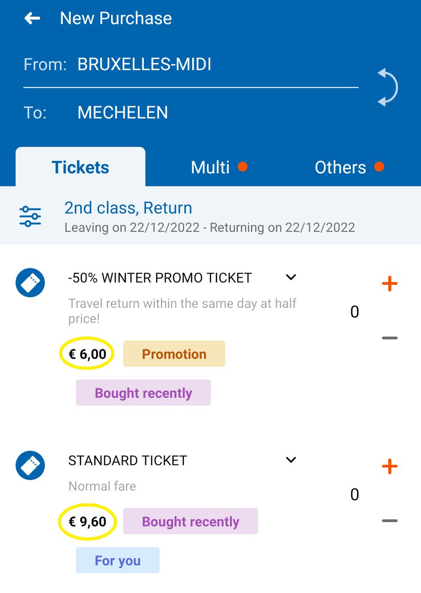 chphe_l's tweet photo. @NMBS hoe komt het dat 9,6/2 bij jullie gelijk is aan 6? #app #android https://t.co/bfj2ZS4u7l