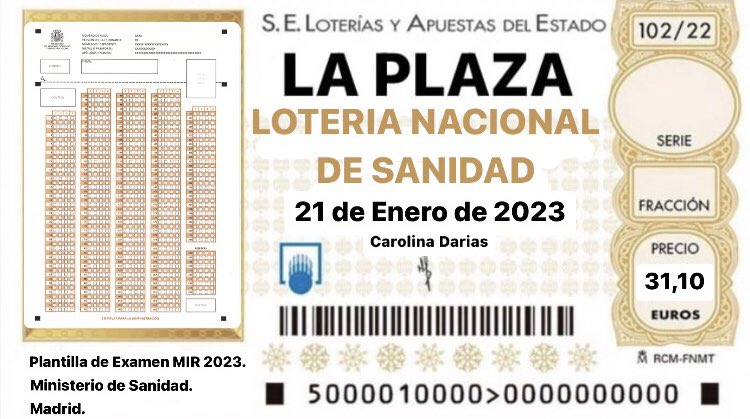 Yo ya tengo mi décimo de la suerte 🤞🏻🍀