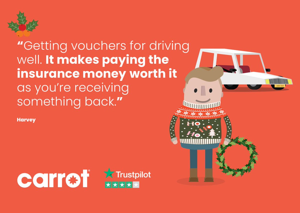 Another satisfied customer! Thanks to all our customers for their great reviews! Happy Holidays 🎅🥕🚗 #CarrotInsurance #CustomerReviews #CustomerExperience
