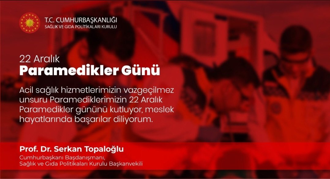 drtopaloglu's tweet photo. 22 Aralık #Paramediklergünü kutlu olsun. 
#Paramedik https://t.co/QgBuBYyU6w
