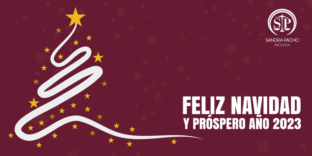 AbogadaPacho's tweet photo. ¡Feliz Navidad a todos y los mejores deseos para 2023!

🎄Gracias a todos por vuestra confianza durante este año 2022. ¡Seguimos trabajando! 💪

#FelizNavidad #Valladolid #Abogados #Feliz2023 https://t.co/4cLRk1sS3F