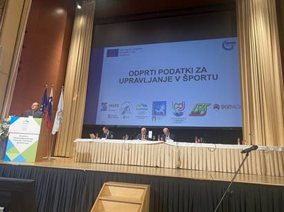 📢Presentation of the <a href="/Data4Sport/">OD4SG-Open Data 4 Sport Governance</a>  project at the General Assembly of <a href="/TeamSlovenia/">Team Slovenia</a> , which was attended by more than 120 delegates from national and local sports federations <a href="/EuSport/">EUSport</a> <a href="/inefcat/">Inefc</a> <a href="/CDESLimoges/">CDES</a> <a href="/opesitalia/">Opes Italia</a> <a href="/IPDJ_IP/">IPDJ I.P.</a> <a href="/SportMalta/">SportMalta</a>