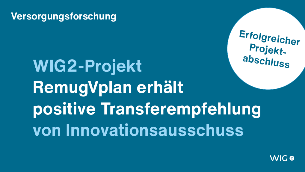 WIG2Institut's tweet photo. #Innovationsausschuss gibt positive #Transferempfehlung für #Forschungsprojekt zur Weiterentwicklung regionaler, multisektoraler #Versorgungsstrukturen im Bereich #Geriatrie❗️Diese sollte von den Akteuren im #Gesundheitswesen berücksichtigt werden❗️ https://t.co/tBoa89ed2O https://t.co/PXybb2cDXa