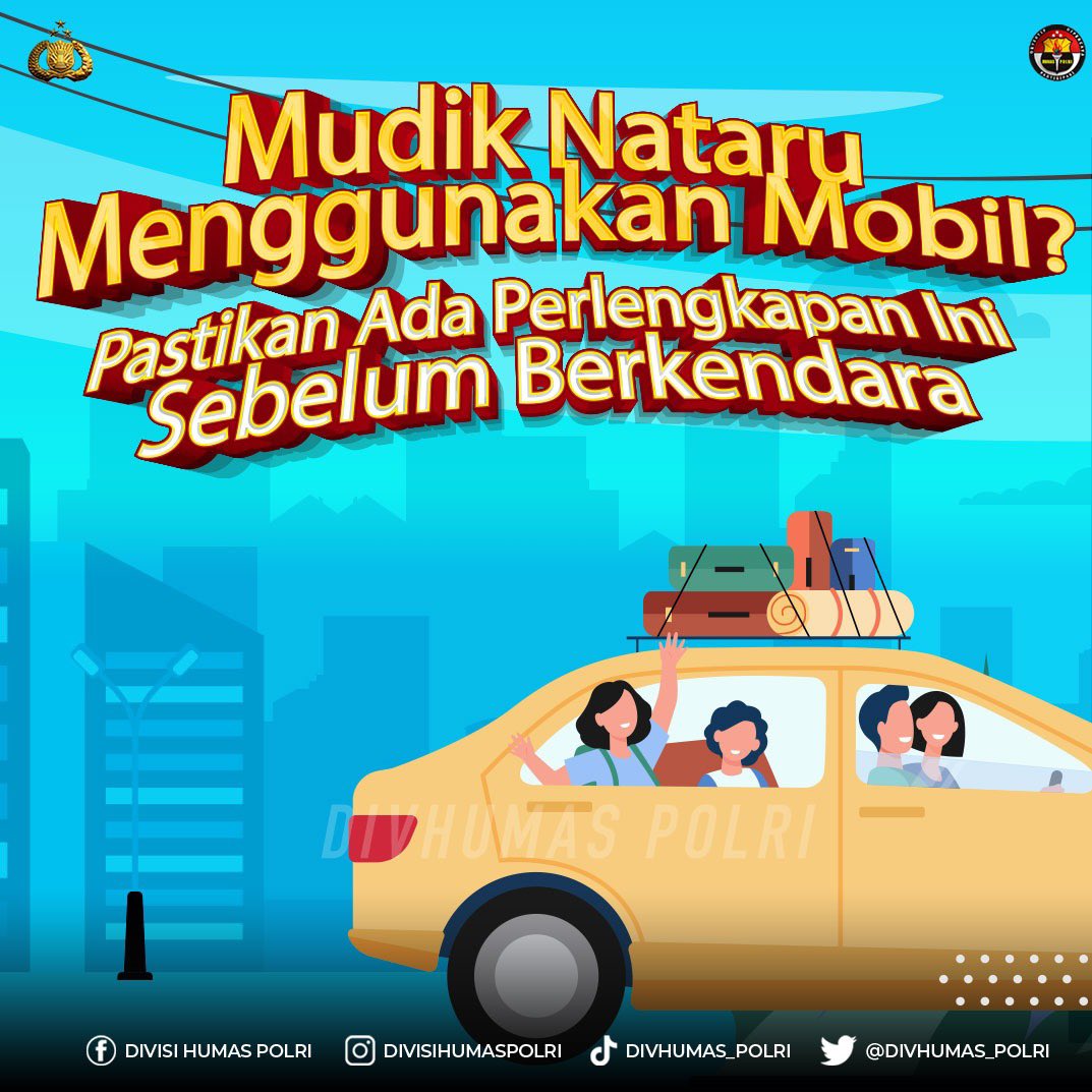 rotbarb's tweet photo. Kali ini mudik Nataru menggunakan mobil? Pastikan cek hal hal berikut sebelum berkendara agar liburan Nataru Aman Lancar

Momen libur ini sangat dinantikan banyak orang untuk liburan maupun mudik bersama keluarga dan banyak yang menggunakan mobil pribadi. #NataruUntukSemua https://t.co/L8hTTqDuvC