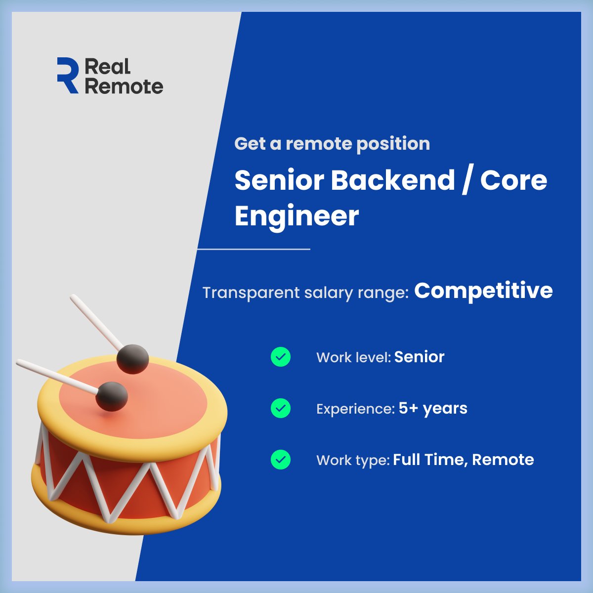 realremoteio's tweet photo. Vendia is now hiring for Senior Backend / Core Engineer📣

📍Fully Remote - Balance work-life and have location independence. 
👇🏻
https://t.co/NWbZ6eaQHj
#remotejobs   #remotework   #workanywhere  #softwarejobs #realremote   #nowhiring #seniorbackend #core #engineer https://t.co/9qOlYufvHc