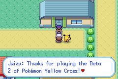 Jaizu on X: Pokémon Yellow Cross Demo 2 released, it goes up to