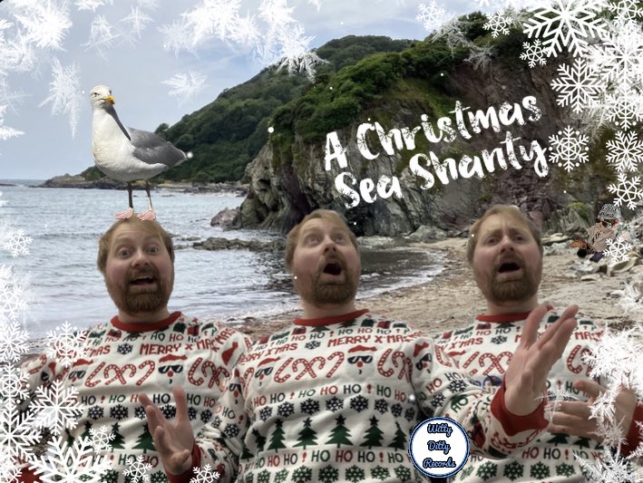 wittydittyrecs's tweet photo. Despite popular demand not to be - we’re back!
🥳
Witty Ditty Records unashamedly presents “A Christmas Sea Shanty” by @StewPink
🎅🏻
This little splash of Cornwall rolls in the festive tide with a crashing wave of silliness best enjoyed with a very large sprinkling of sea salt. https://t.co/s9B5NhxNNx