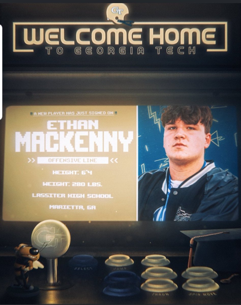 FbLassiter's tweet photo. Congrats to @MackennyEthan on signing with @GeorgiaTechFB yesterday! Go be great #Dude! #AtlFootball #FightOn https://t.co/SJ9wiI29e3