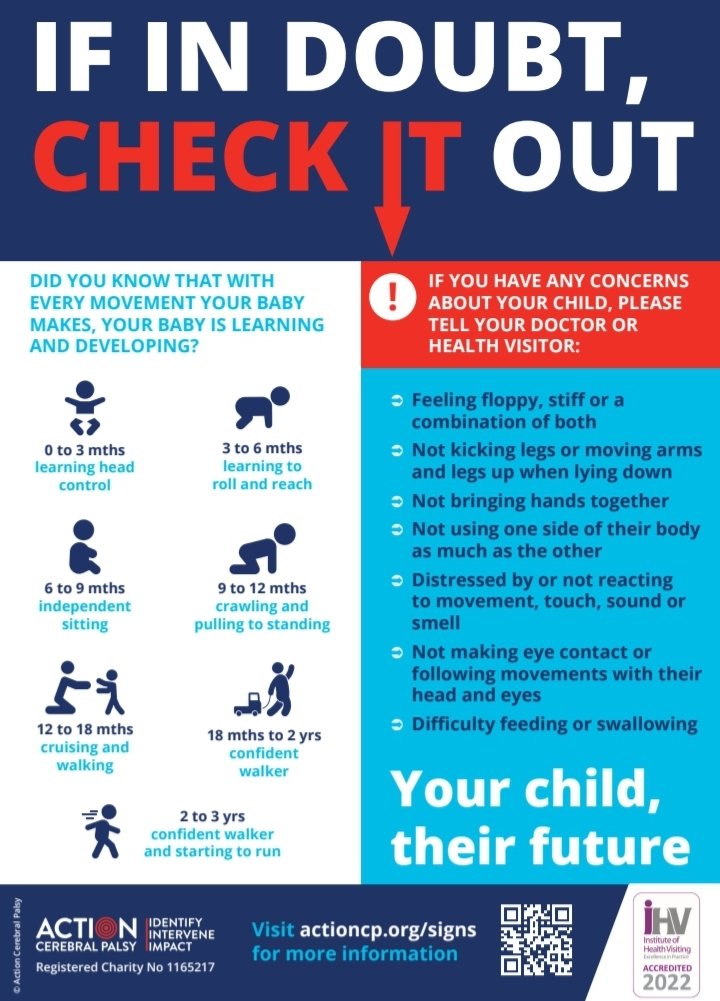 Children & Young People's OT Service (LSCFT) (@cts_ot) on Twitter photo Action for Cerebral Palsy have launched a campaign to raise awareness of early signs of Cerebral Palsy. #ChildrensOT #CP <a href="/WeAreLSCFT/">Lancashire & South Cumbria NHS Foundation Trust</a> Action for Cerebral Palsy have launched a campaign to raise awareness of early signs of Cerebral Palsy. #ChildrensOT #CP <a href="/WeAreLSCFT/">Lancashire & South Cumbria NHS Foundation Trust</a>