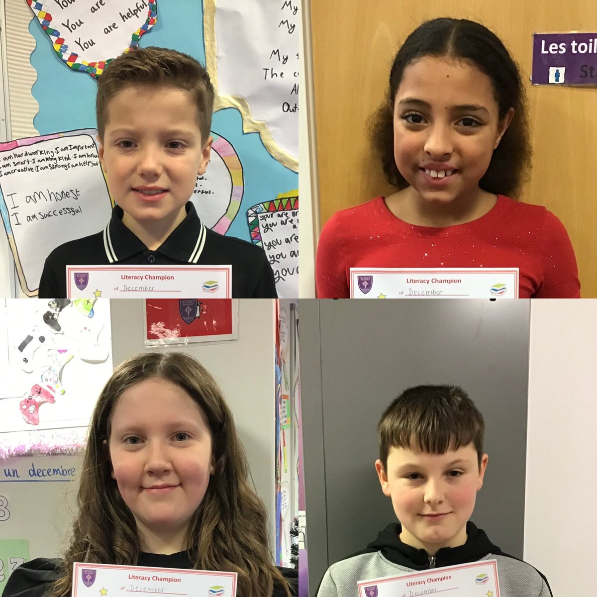 SJALITERACY's tweet photo. Our December Literacy Champions! 🤩@st_johnsacademy https://t.co/lYj0xV4QbJ