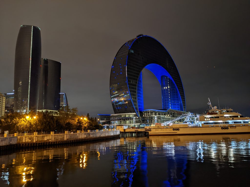 AZMissionEU's tweet photo. A short stroll through the streets of #Baku and you will be amazed by the beautiful contrast between the city’s architectural styles 📸🎞️
Modern #architectural monuments ⤵️
#FlameTowers
#CrystalHall
#HeydarAliyevCenter
#CrescentProject
https://t.co/79nyGwdPFC https://t.co/cOYcqp56TH