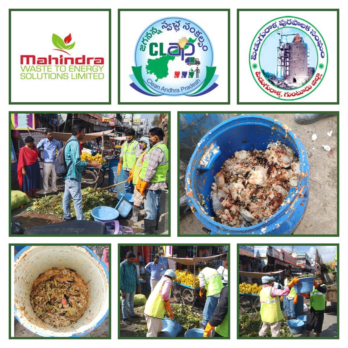 Segregation... Segregation.. Segregation.....Mantra for a successful Conversation of Waste to Energy... Organic waste to Biogas/Compressed BioGas(#CBG) &amp; Organic Manure..
<a href="/pdrl_mplty/">PIDUGURALLA MPLTY</a> 
<a href="/SwachhaAndhra/">Swachha Andhra Corporation 🇮🇳</a> 
<a href="/MahindraLtd/">Mahindra Waste To Energy Solutions Ltd.</a>
#MSWM