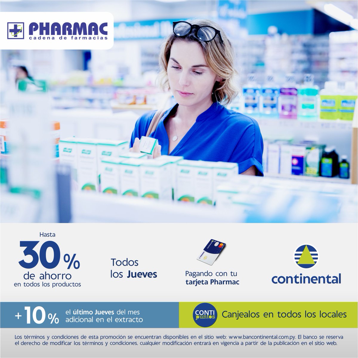 OfertaPy's tweet photo. Promociones del Jueves 22/12
-30% Pharmac - Continental
-20% Joseph - BASA
-15% Supermercado - Bancop
-15% Beefshop - Bancop

Otras 91 ofertas en https://t.co/wixCLEV6YY

Hilo con las ofertas del dia. https://t.co/Y9UILeeJJg