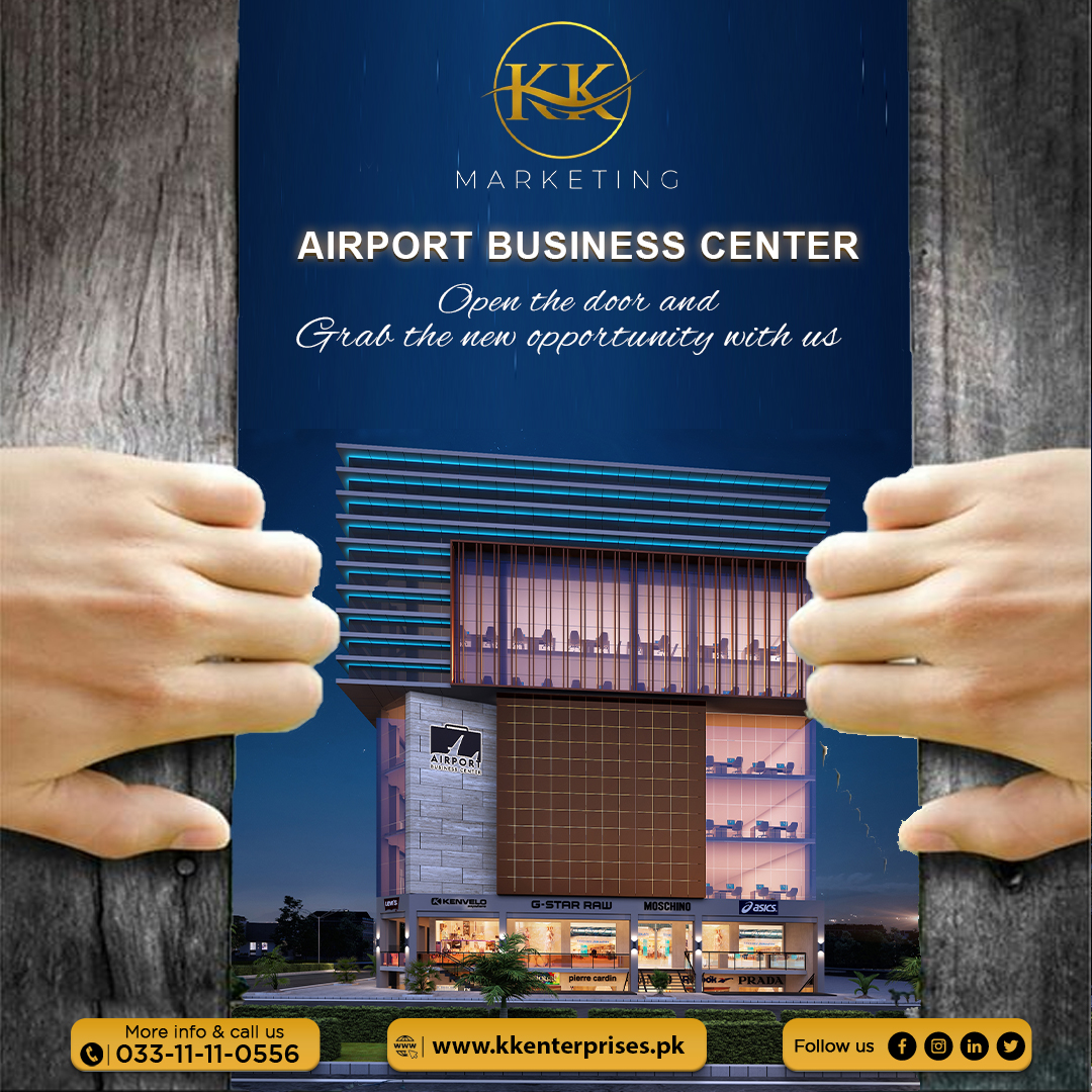 kkpvtltd's tweet image. Airport Business Center is the epitome of the business spot. A modernistic building, developed in main commercial hub of Top city-1. It offers a convenient and secure environment for your business needs. It's an investment in your future
#propertyinvestment #plotbuyers #plotbuy