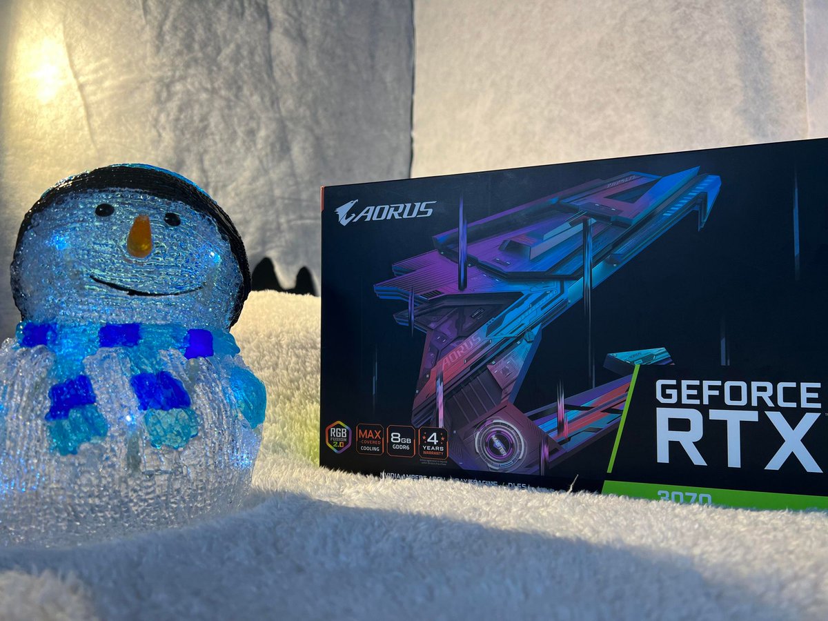 🎁Jour 24 du #calendriersharky🎄

Gagne ta Carte Graphique Geforce RTX 3070 Aorus !💹🚨

Pour participer :
-Follow <a href="/SharkyTwitch/">SHARKY ❄️</a>
-Like et Retweet
-Tag un pote

Double tes chances de gagner en participant aussi sur Insta : JLSharky (en bio)🍀

T.A.S le 31/12
#Giveaways #Concours