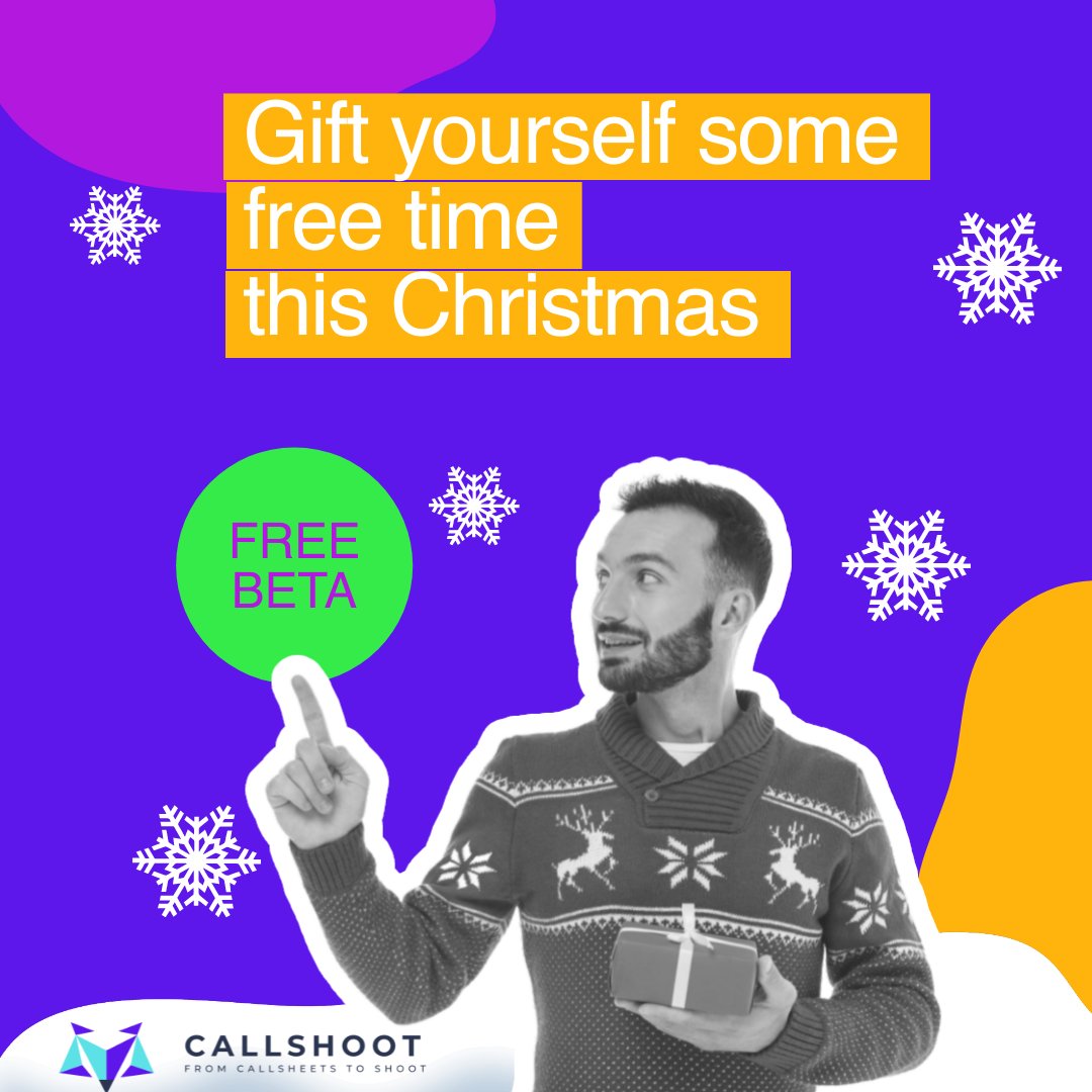 Gift yourself some free time and sign up for a free Beta account with CallShoot.com. Manage all your crew and production needs in one centralised list and export to varied formats at the click of a button.
#filmandtv #producerlife #productionmanager #callsheet