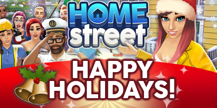 HomeStreetGame's tweet photo. Mistletoe Kisses and Warm Winter Wishes to all our Home Street Neighbors!
Don't forget to collect your 3rd FREE Festive Gift in game today!
#HomeStreetHome #HomeStreetGame https://t.co/XMIoznSSVg