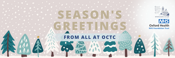 OCTC_Oxford's tweet photo. As we prepare to wrap up on another year, we wanted to wish you and your family Season's Greetings🎄and to thank you for your support. We look forward to welcoming you back in 2023. All the best from the team at #OCTC. #SeasonsGreetings #christmastime #CBT #therapy https://t.co/TlOPKXZFHB