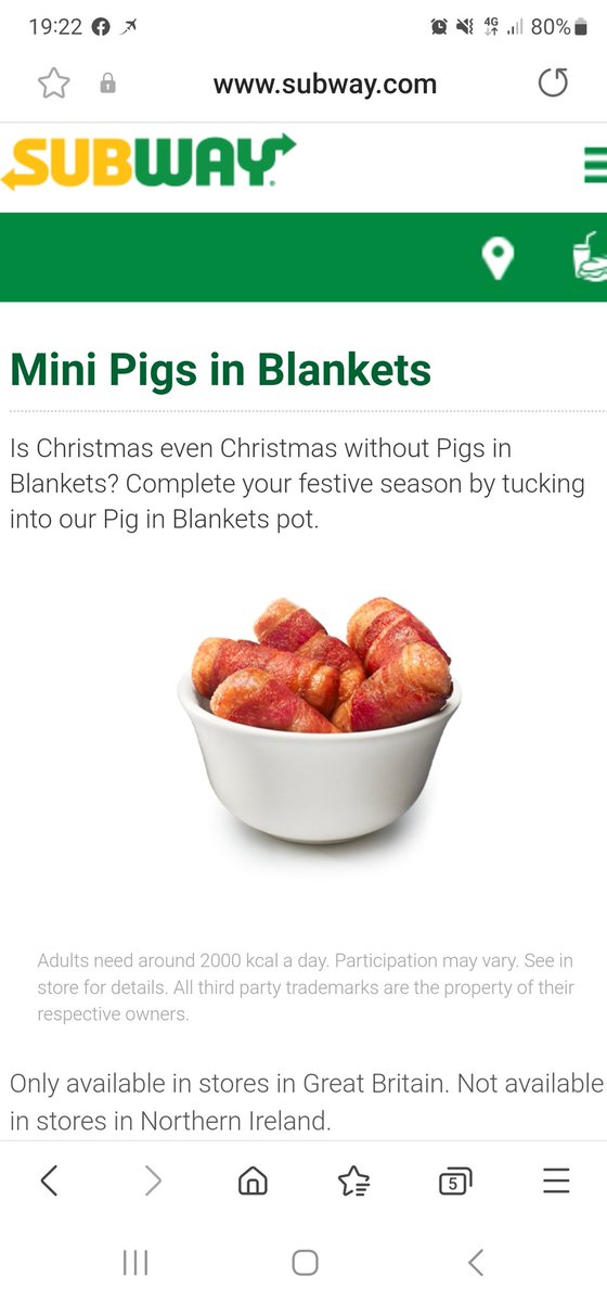 Hippoo71's tweet photo. @SubwayUK Was looking forward to my pigs in blankets being delivered yesterday. Sadly they didn't live up to expectations..... https://t.co/XyucWUOddh