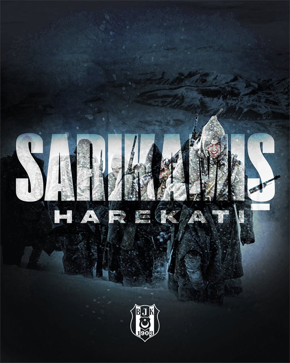 #Sarıkamış Harekatı'nın 108. yıl dönümünde, vatan için canlarını feda ederek geri dönmeyi asla düşünmeyen kahraman şehitlerimizi saygıyla ve rahmetle anıyoruz.