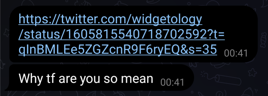 widgetology's tweet photo. @noticarusap @icarusap @Twitter fight me right here @noticarusap https://t.co/jlYqTYcIWr