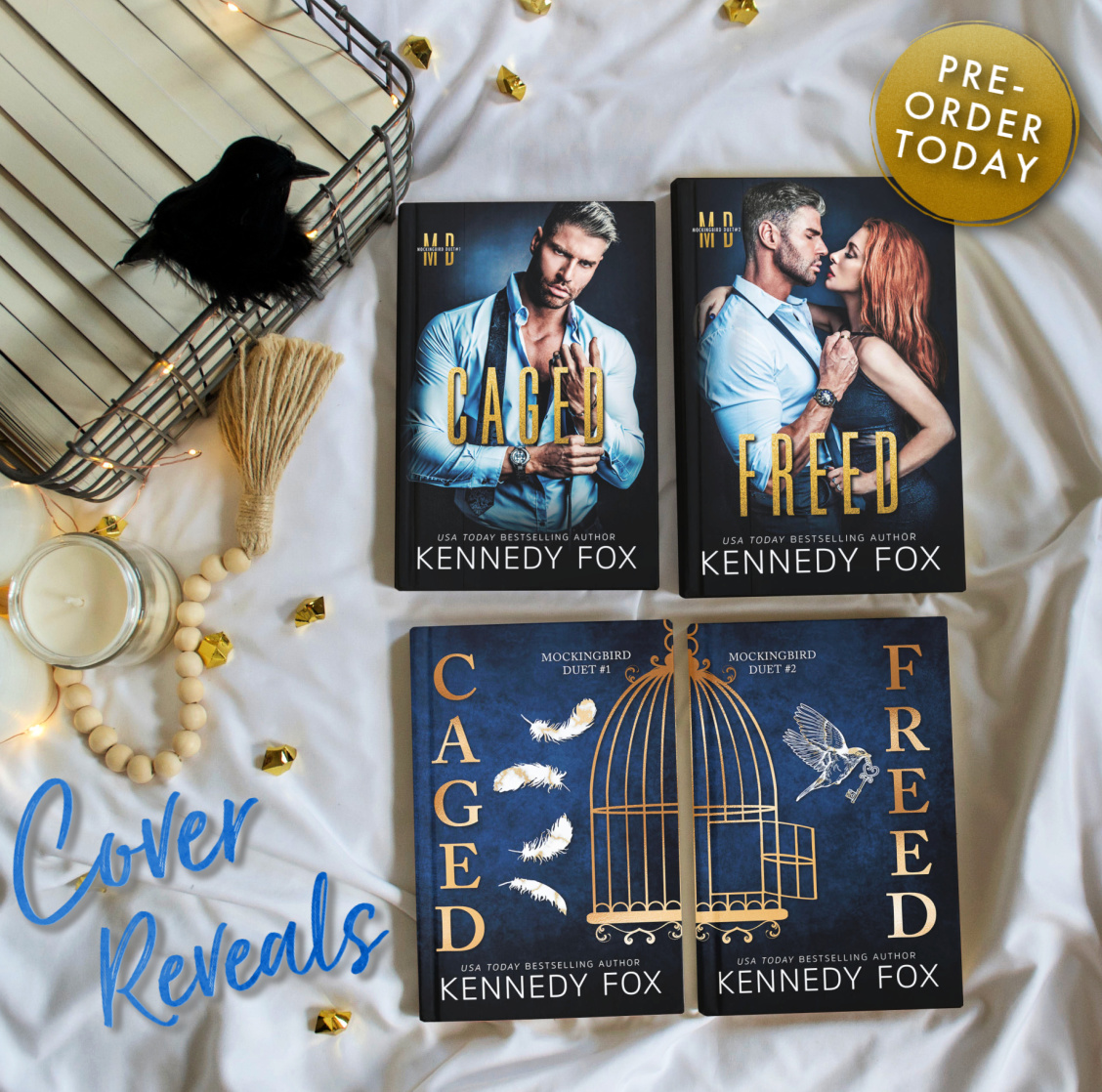Caged and Freed of the Mockingbird Duet by Kennedy Fox is their first dark romance that’s coming in 2023, but you can pre-order today at the discounted presale price! → bit.ly/3ctM9kw
#booklovers
#ad