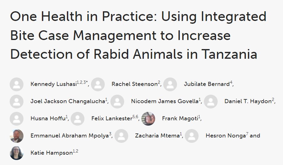 The use of the One Health approach, especially the Integrated Bite Case Management #IBCM helps improving rabies #surveillance and the delivery of #PEP for exposed people. #EndRabiesNow #ZeroBy30 #OneHealth #PublicHealth #HealthEquity  
Read more: frontiersin.org/articles/10.33…