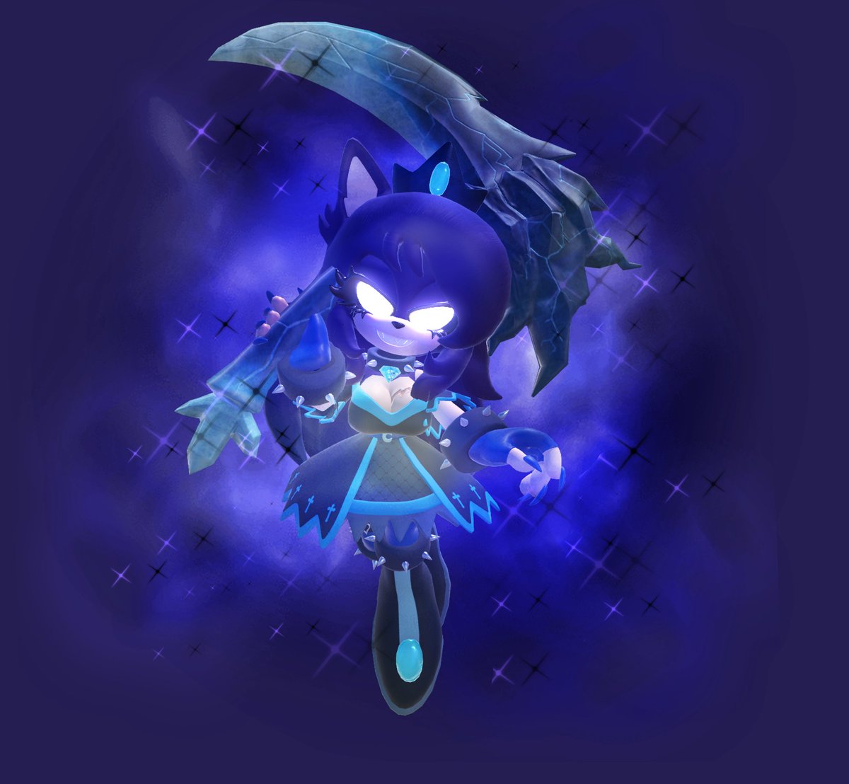 Calamitlce's tweet photo. 🍰: Ik I'm not really active anymore but I made some edits of my model of Raven. Also, finally got her forms to work! Dark is only going to be displayed for now. I love how these turned out.

Ngl kinda wanna do drawings of these one day. 👀
Hope everyone is doing well. https://t.co/xxXNZLH3El