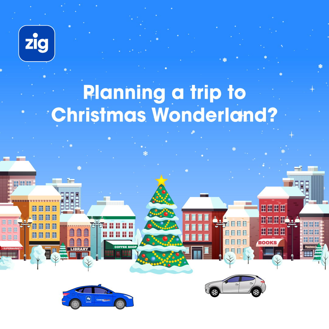 Planning a trip to Christmas Wonderland? ❄️

Simply hop on the magical CDG Zig sleigh and let our taxi or private-hire car drivers take you there! 🛷✨

Get from place to place easily with CDG Zig: hubs.la/Q01wpJrS0