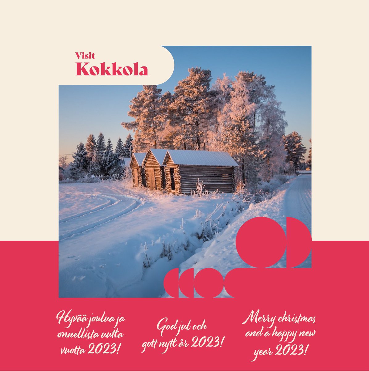 Usea matkailutoimija tekee pitkää päivää näinäkin juhlapyhinä. Toivommekin niin työniloa kuin upeita kokemuksia talvimaisemissa jokaiselle ✨🌲 #kokkola #matkailu #visitfinland #traveltips