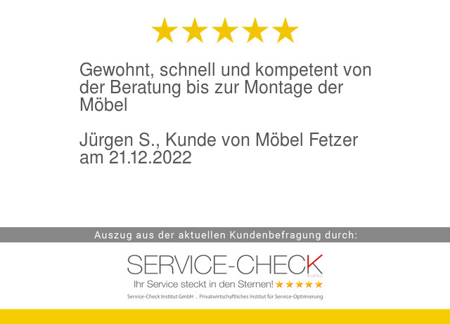 serviceinstitut's tweet image. Aus aktueller #servicecheck #Kundenbefragung von #MoebelFetzer:
service-check.com/bewertungen/ku…