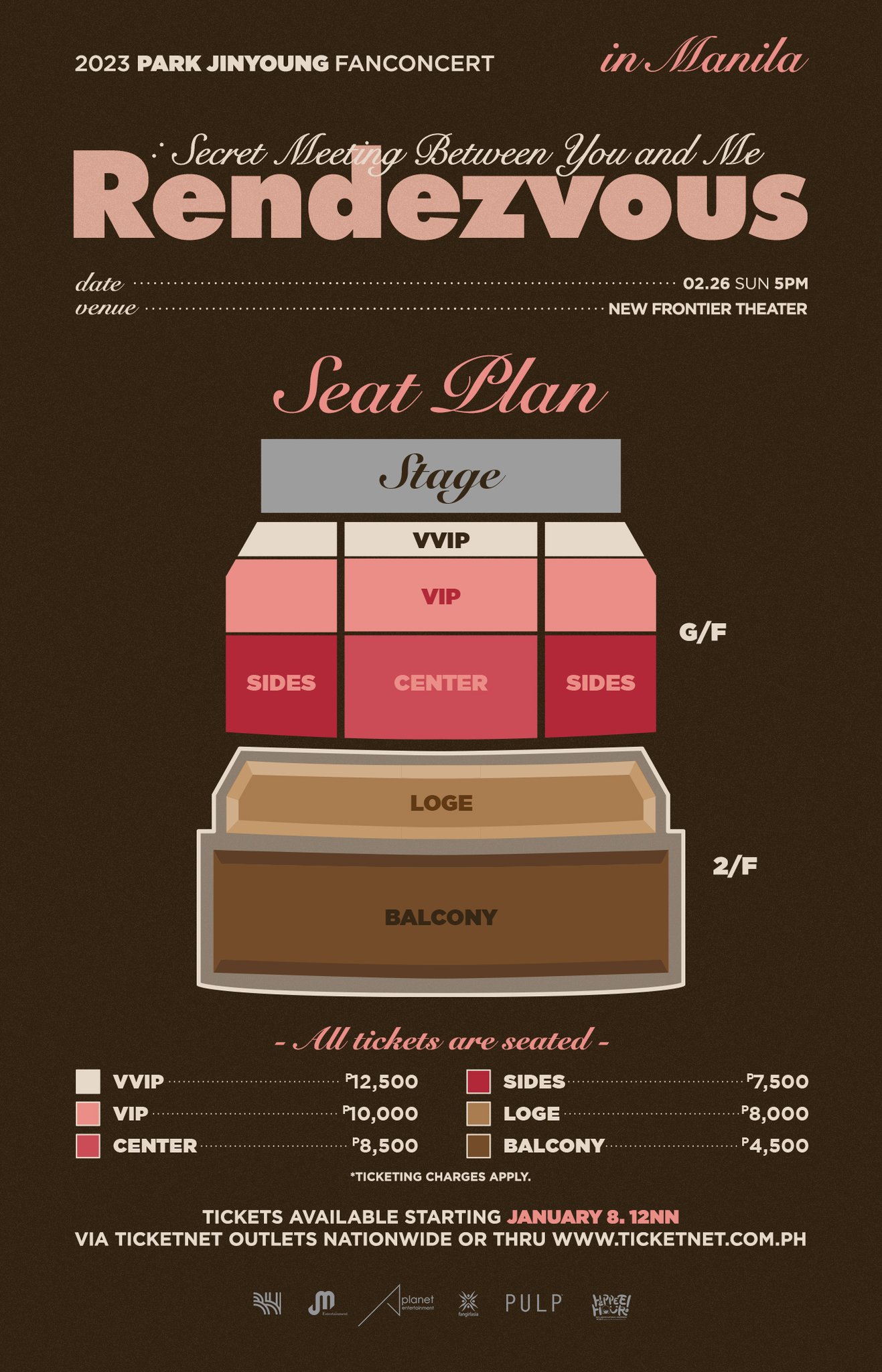 PULP Live World on Twitter "Tickets for PARKJINYOUNGinMNL2023 go on