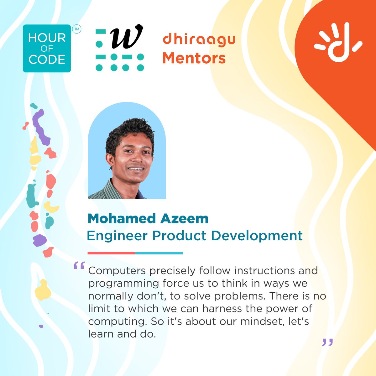 Dhiraagu's tweet image. #HourOfCode #HourOfCodeMV @womenintechmv @hourofcode @MoEdumv
