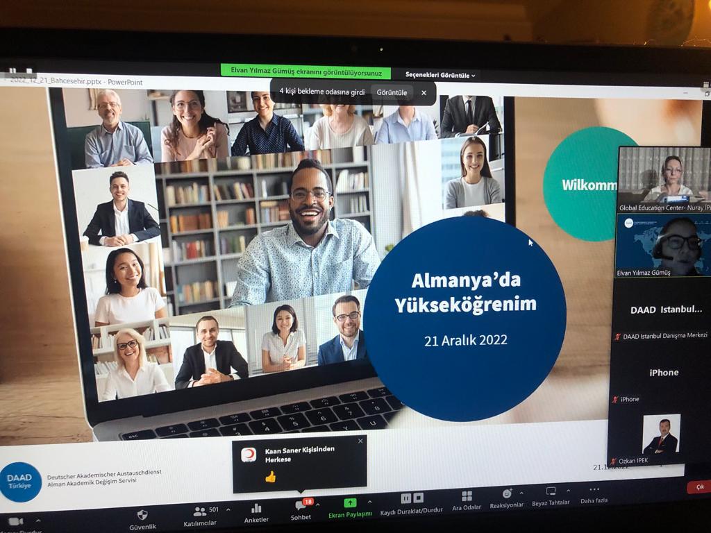 Nurayipekk's tweet photo. Bahcesehir College students met with DAAD Turkey and got the opportunity to learn more about studying in Germany. Thanks @DaadTurkiye for your informative presentation. https://t.co/fObV6Gyy0E