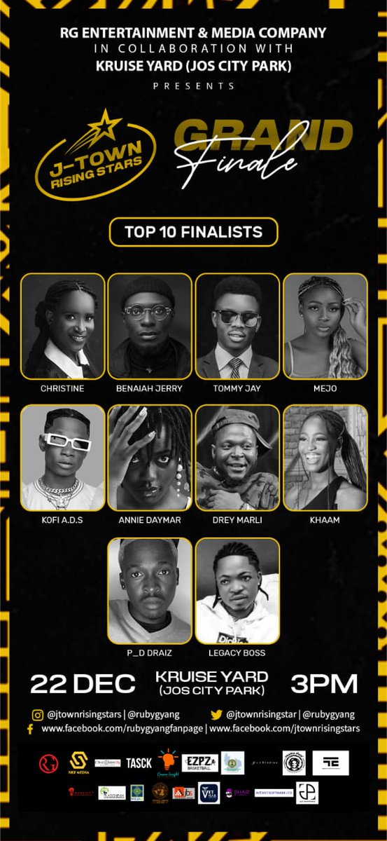 kingston_eze's tweet photo. It's the Grand Finale for J-Town Rising Stars.

Happening today 22nd December at Kruise Yard Jos.
📍 3pm

Turn up let's have maximum fun. https://t.co/PQUm6I4Ewp