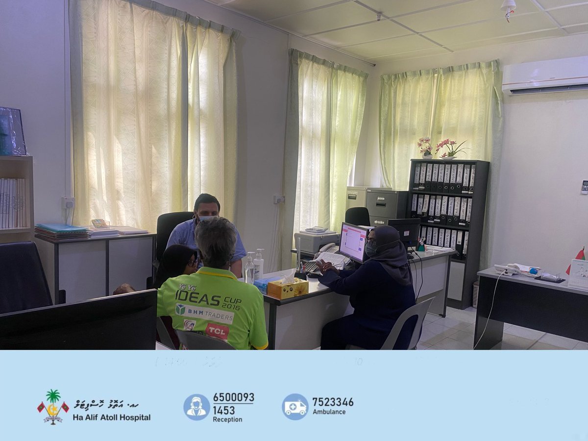 haahealth's tweet photo. ހާއްސަ ބަލިތަކަށް ފަރުވާދެއްވާ ޑޮކްޓަރުންގެ ހިދުމަތް  ފޯރުކޮށްދިނުމަށް ކުރިއަްގެންދާ އައުޓްރީޗް ޕްރޮގްރާމްގެ ދަށުން ހއ. ފިއްލަދޫ އަދި ކެލާ ޞިއްޚީމަރުކަޒުގައި ކުރިއަށް ގެންދެވުނު ޕްރޮގްރާމުގެ  ތެރެއިން.
@MoHmv https://t.co/O6kbg4hYeJ