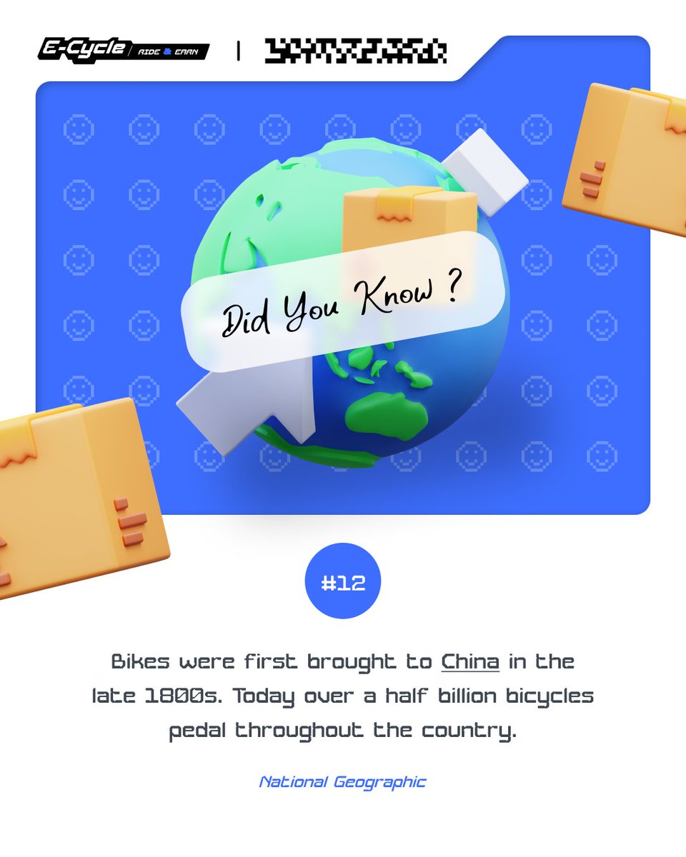 Ding Ding 🚲 🚲 🚲 

💥 E-Cycle Social Networks: linktr.ee/ecycle.life 💥 
#ecycle #cycling #popular #socialfi #rideandearn #lifestyle #NFT #Blockchain