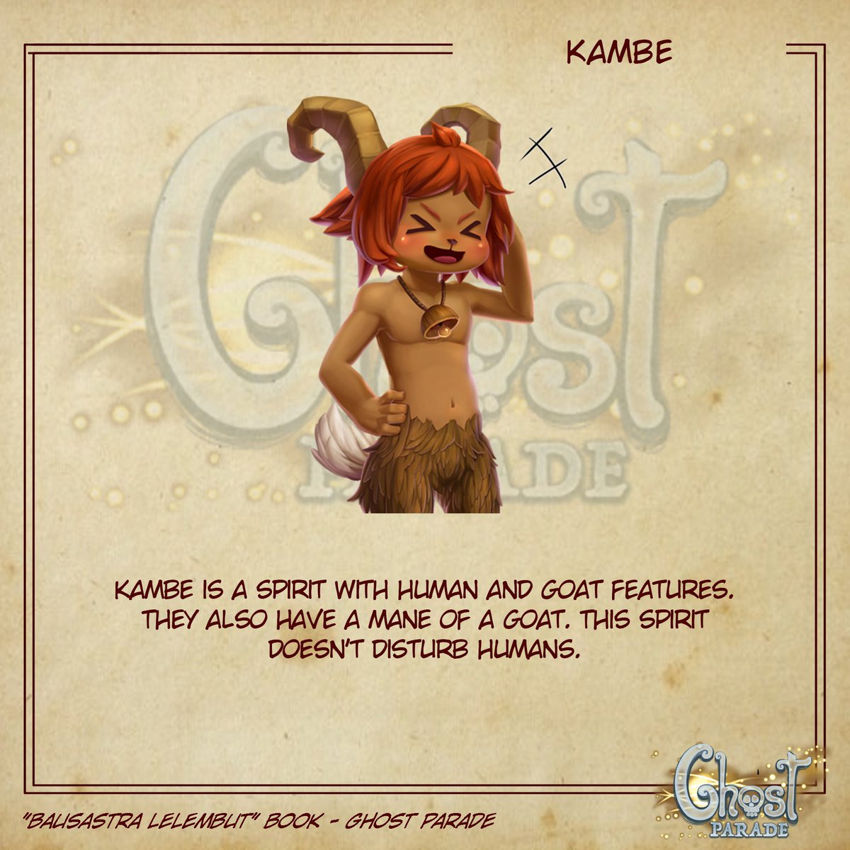 GhostParadeGame's tweet photo. Kambe
#ghostparade #ghostparadegame #bausastralelembut #Kambe https://t.co/iLxcfuEiCj